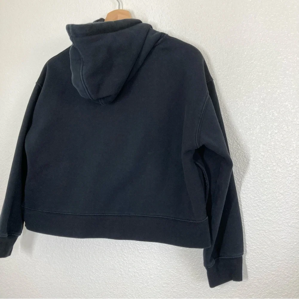 Disney 100 Unified Characters Pullover Hoodie for Women's M Black Cropped